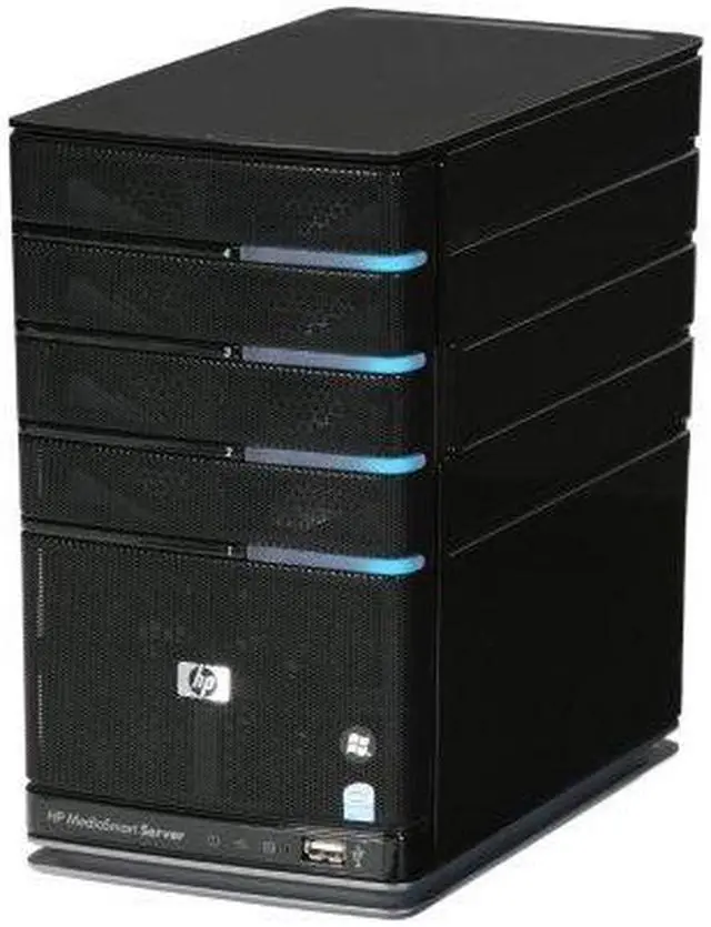 Main image of HP MediaSmart EX485, Intel Celeron 2.0 Ghz 2GB DDR2 750GB HDD, Mac Compatible, Powered by Windows Home Server
