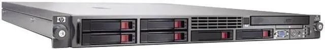 Main image of HP Rack ProLiant DL360 G5 E5450 3.0GHz Quad Core 4GB RPS Rack Server (490666-001) (2) Quad-Core Intel Xeon Processors E5450 (3.00 GHz, 1333MHz FSB, 80W) 4GB (4 x 1GB) PC2-5300 DDR2 490666-001