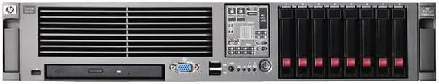 Main image of HP Rack ProLiant DL380 G5 L5420 2.5GHz Quad Core 2GB High Efficiency Rack Server Quad-Core Intel Xeon Processor L5420 (2.5 GHz, 50W) 2GB (2 x 1GB) PC2-5300 DDR2 465323-001