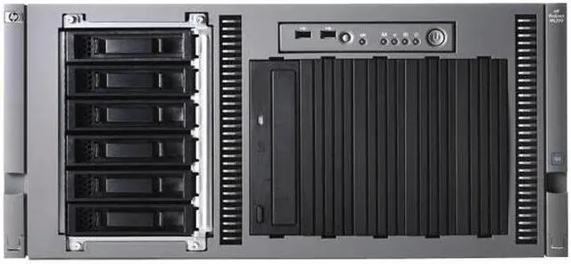Main image of HP Rack ProLiant ML350 G5 Xeon E5420 2.50GHz Quad Core SAS SFF Array Rack Server Quad-Core Intel Xeon E5420 Processor (2.50 GHz, 80 Watts, 1333 FSB) 2 GB (2 x 1GB) standard 458243-001