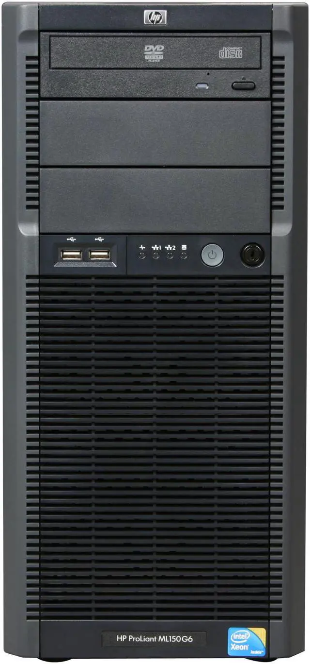 Alt view image 2 of 9 - HP ProLiant ML150 G6 Tower Server System Intel Xeon E5504 2.00GHz 4C/4T 2GB DDR3 1 x 250GB 3.5" SATA 7.2K HDD 518174-005