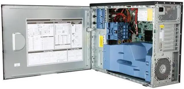 Alt view image 5 of 9 - HP ProLiant ML150 G6 Tower Server System Intel Xeon E5504 2.00GHz 4C/4T 2GB DDR3 1 x 250GB 3.5" SATA 7.2K HDD 518174-005