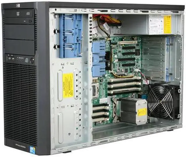 Alt view image 7 of 9 - HP ProLiant ML150 G6 Tower Server System Intel Xeon E5504 2.00GHz 4C/4T 2GB DDR3 1 x 250GB 3.5" SATA 7.2K HDD 518174-005