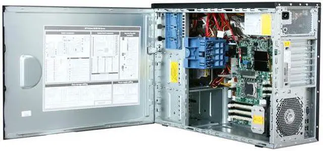 Alt view image 5 of 9 - HP ProLiant ML150 G6 Tower Server System Intel Xeon E5506 2.13GHz 4C/4T 2GB DDR3 1 x 250GB 3.5" SATA 7.2K HDD 518175-005