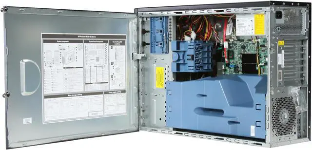 Alt view image 5 of 9 - HP ProLiant ML150 G6 Tower Server System Intel Xeon E5506 2.13GHz 4C/4T 4GB (2 x 2GB) 2 x 250GB HDD Microsoft Windows Small Business Server 2008 Standard Edition 518176-005