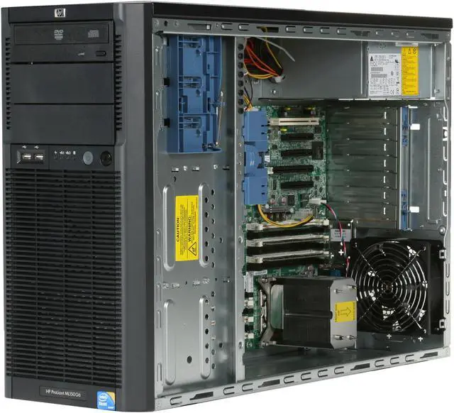 Alt view image 7 of 9 - HP ProLiant ML150 G6 Tower Server System Intel Xeon E5506 2.13GHz 4C/4T 4GB (2 x 2GB) 2 x 250GB HDD Microsoft Windows Small Business Server 2008 Standard Edition 518176-005