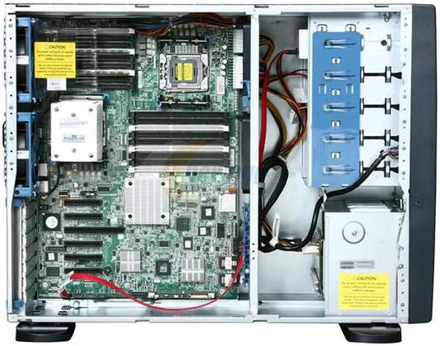 Alt view image 6 of 9 - HP ProLiant ML350 G6 Tower Intel Xeon E5520 2.26 GHz 4GB DDR3 Special Tower Server (517430-005) Intel Xeon Processor E5520 (2.26 GHz) 2 x 2GB PC3-10600R-9 517430-005