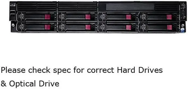 Main image of HP ProLiant DL180 G6 Rack Intel E5504 2.00GHz 2GB UDIMM w/ DVD RW Drive (532074-005) Intel Xeon processor E5504 (2.00 GHz, 80W, DDR3-800) 2GB PC3-10600E-9 532074-005