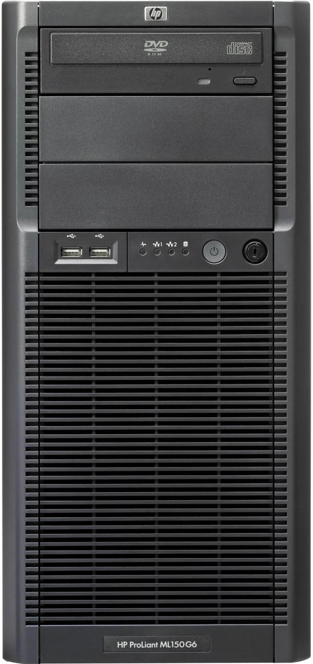 Main image of HP ProLiant ML150 G6 Tower E5504 2.0 GHz Quad Core SAS/SATA Tower Server (466132-001) Intel Xeon processor E5504 2.00 GHz 2GB (1 x 2GB) PC3-10600E 466132-001