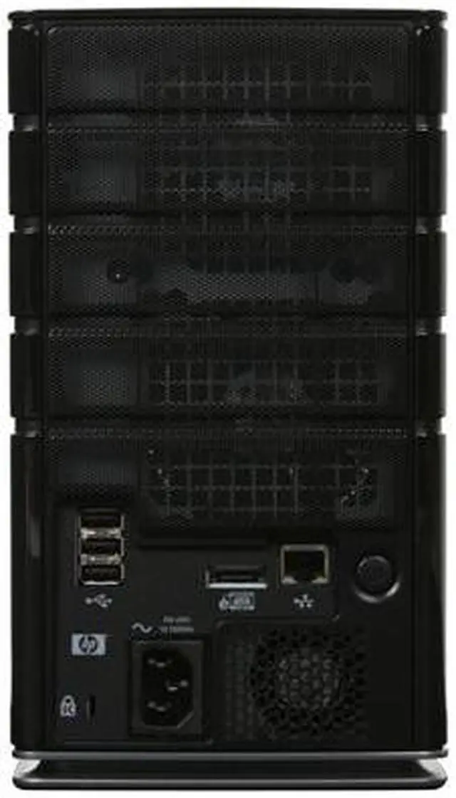 Alt view image 6 of 7 - HP MediaSmart EX490, Windows Home Server w/ Intel Celeron 2.2 Ghz 2GB DDR2 1TB HDD installed (three open bay), 4 USB & 1 eSATA expansion ports , Mac Compatible, TiVO support
