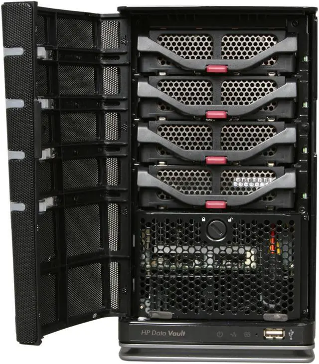 Alt view image 2 of 6 - HP StorageWorks X510 Data Vault Intel Pentium E5200 2.5 GHz 2GB DDR2 Memory 1TB HDD & Windows Home Server OS installed (Q2050A)