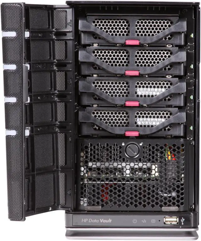 Alt view image 2 of 5 - HP StorageWorks X510 Data Vault Intel Pentium E5200 2.5 GHz 2GB DDR2 Memory 3TB HDD & Windows Home Server OS installed (Q2052A)