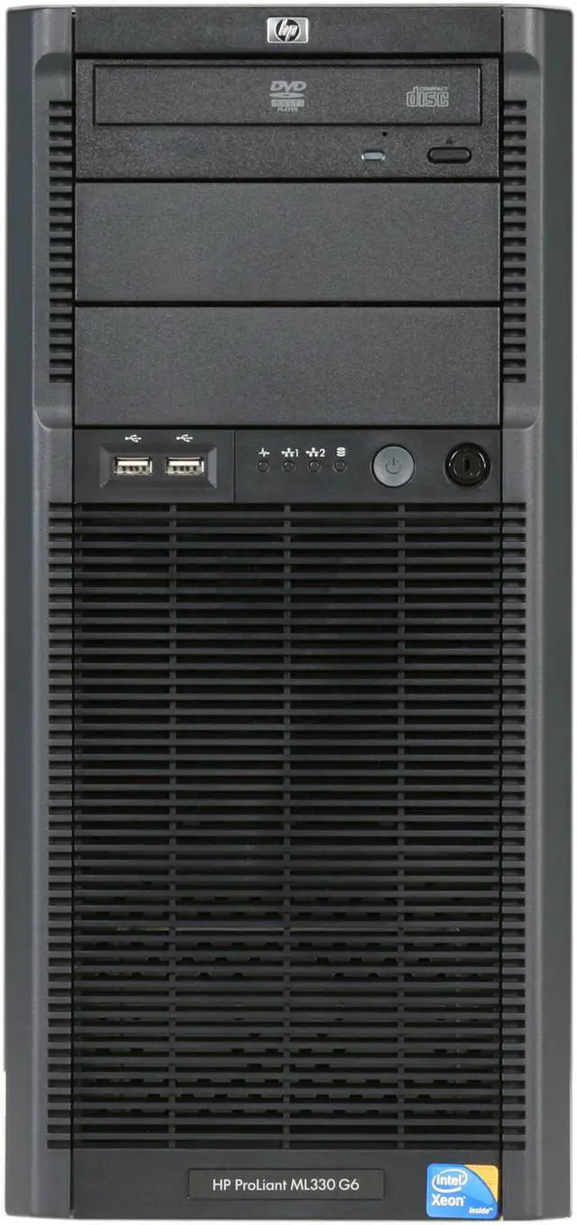 Alt view image 2 of 9 - HP ProLiant ML330 G6 Intel Xeon E5520 2.26 GHz 4GB DDR3 2 x 250GB HDD with Windows Small Business Server 2008 (517611-005)