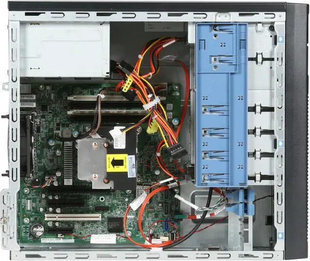 Alt view image 6 of 9 - HP ProLiant ML110 G6 Tower Intel X3440 2.53GHz 2GB Memory w/ DVD ROM & 250GB HDD installed (578929-005) Intel Xeon X3440 (4 core, 2.53 GHz) 2GB DDR3 250GB Non-hot-plug LFF 578929-005