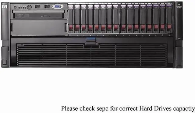 Main image of HP ProLiant DL580 G5 Rack 2 x Quad-Core Intel Xeon E7330 2.4 GHz 4GB DDR2 Rack Server 2 x Quad-Core Intel Xeon E7330 Processor 2.4 GHz 4GB PC2-5300 DDR2 438087-001