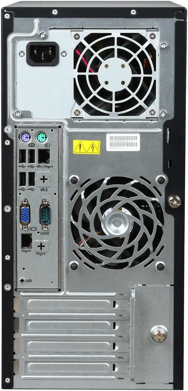 Alt view image 8 of 9 - HP ProLiant ML110 G6 Server System Intel Core i3-530 1GB Memory 160GB HDD 300W PS (597556-005)