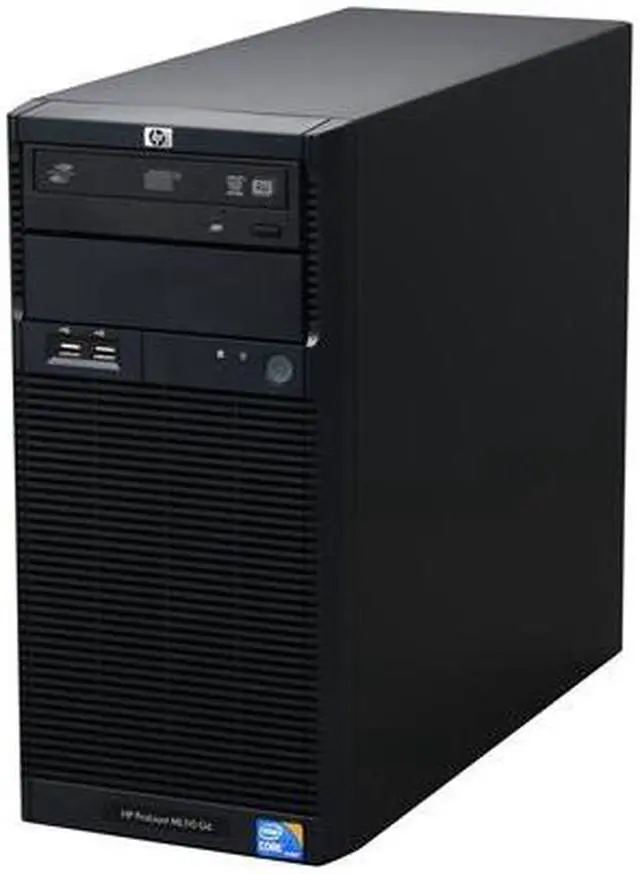 Alt view image 3 of 9 - HP ProLiant ML110 G6 Tower Server System Intel Core i3-540 (2 core, 3.06 GHz) 2GB DDR3 250GB LFF 597557-005