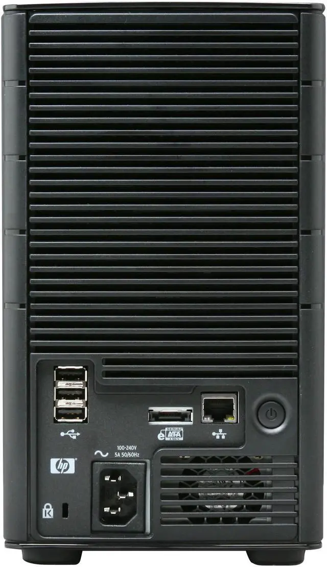 Alt view image 4 of 6 - HP StorageWorks X310 Intel Atom Dual Core (1.6GHz) 2GB Memory 1TB Data Vault 3 open bay, Windows Home Server
