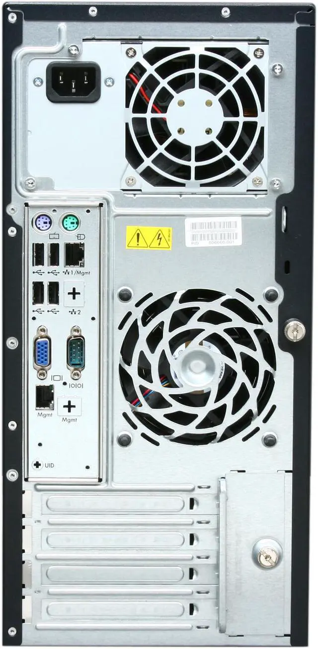 Alt view image 7 of 8 - HP ProLiant ML110 G6 Tower Intel Pentium G6950 2.80 GHz 2GB DDR3 160GB HDD 300W PS Server Intel Pentium G6950 (2 core, 2.80 GHz) 2GB DDR3 1 x 160GB 506666-001