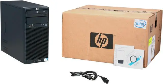 Alt view image 8 of 8 - HP ProLiant ML110 G6 Tower Intel Pentium G6950 2.80 GHz 2GB DDR3 160GB HDD 300W PS Server Intel Pentium G6950 (2 core, 2.80 GHz) 2GB DDR3 1 x 160GB 506666-001