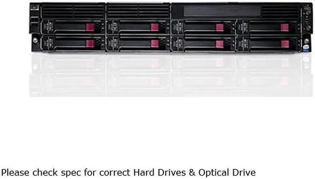 Main image of HP ProLiant DL180 G6 Rack Server System Intel Xeon E5620 2.4GHz 4C/8T 8GB (2 x 4GB) DDR3 No Hard Drive 590638-001