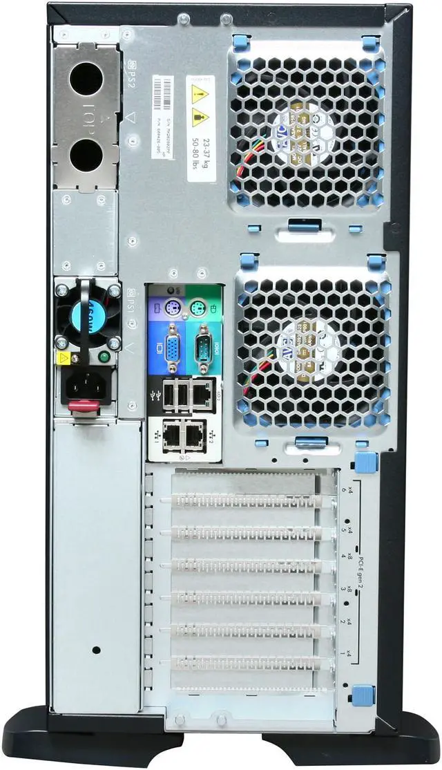 Alt view image 6 of 7 - HP ProLiant ML350 G6 Tower Server System Intel Xeon E5620 2.40GHz 4C/8T 4GB (2 x 2GB) DDR3 No Hard Drive 600426-005