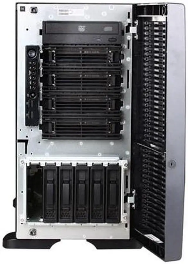 Alt view image 2 of 9 - HP ProLiant ML350 G6 Tower Server System Intel Xeon E5620 2.40GHz 4C/8T 4GB (2 x 2GB) DDR3 No Hard Drive 600425-005