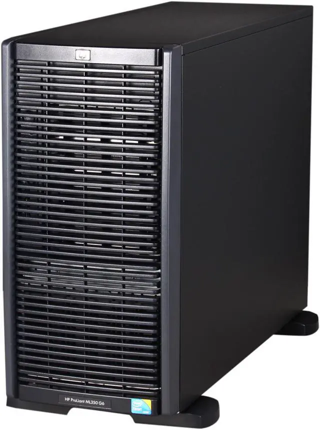 Alt view image 3 of 9 - HP ProLiant ML350 G6 Tower Server System Intel Xeon E5620 2.40GHz 4C/8T 4GB (2 x 2GB) DDR3 No Hard Drive 600425-005