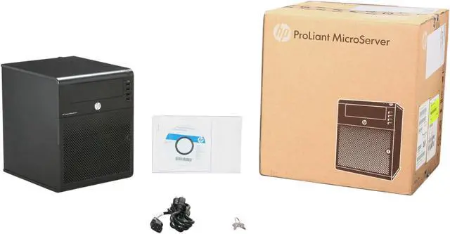Alt view image 6 of 6 - HP ProLiant Ultra Micro Tower MicroServer System AMD Athlon II NEO N36L 1.3 GHz 1GB DDR3 1 x 160GB Non-hot-plug LFF SATA 612275-001