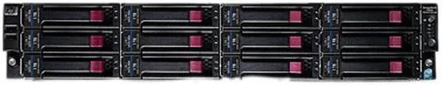 Main image of HP StorageWorks X1600 G2 Rack Network Storage System Intel Xeon E5520 2.26GHz 4C/8T 6GB (3x2GB), 12TB(6x2TB) SATA, 2 x 146GB SAS(pre-installed OS) BV861A