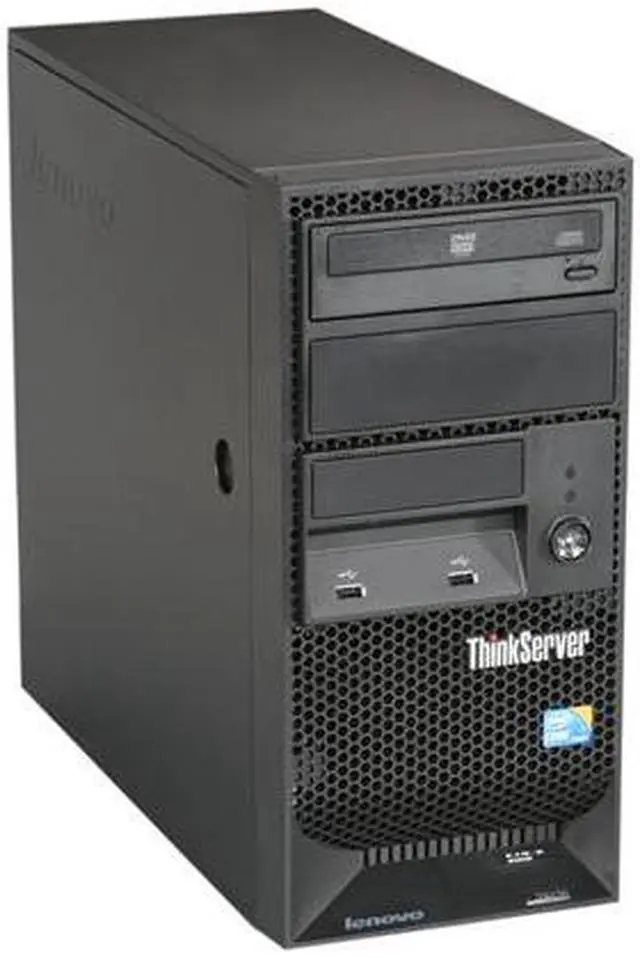 Main image of Lenovo ThinkServer TS130 Tower Server System Intel Xeon E3-1235 3.2GHz 4C/8T 4GB (1 x 4GB) DDR3 No Hard Drive 110520U