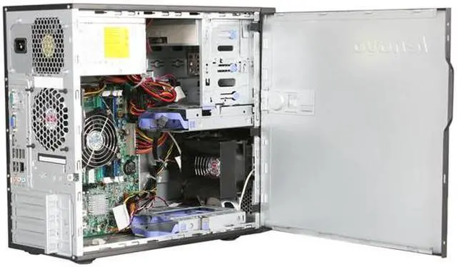 Alt view image 5 of 9 - Lenovo ThinkServer TS130 Tower Server System Intel Xeon E3-1235 3.2GHz 4C/8T 4GB (1 x 4GB) DDR3 No Hard Drive 110520U