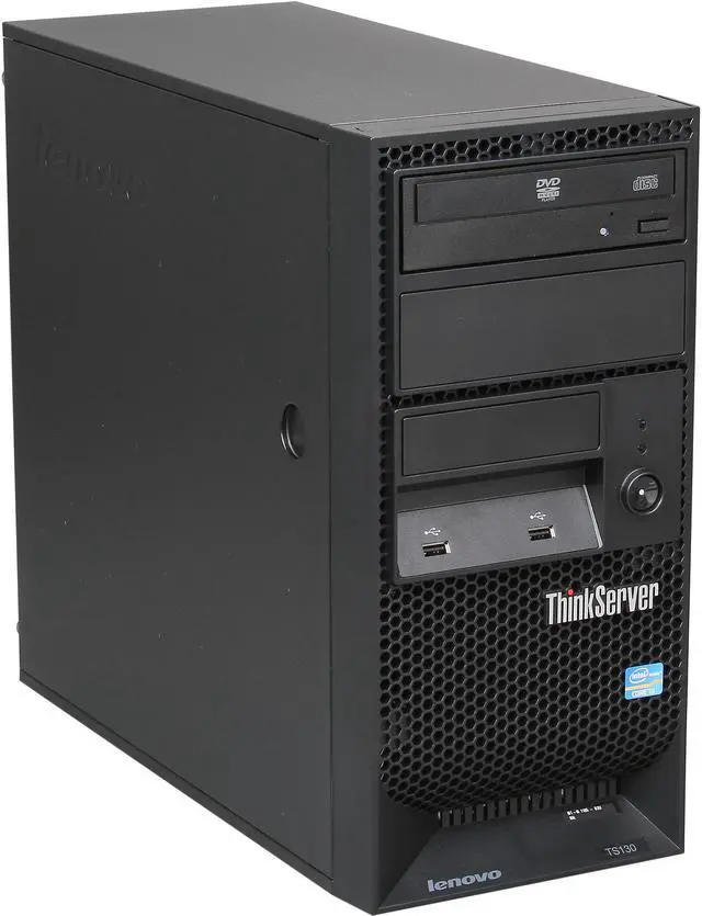 Main image of Lenovo ThinkServer TS130 Tower Server System Intel Core i3-3220 3.3GHz 2C/4T 4GB No Hard Drive 1105B2U