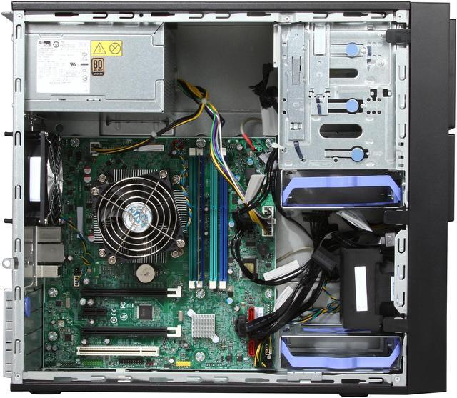 Alt view image 6 of 9 - Lenovo ThinkServer TS140 Tower Server System Intel Core i3-4130 3.4 GHz 4GB 70A4000HUX