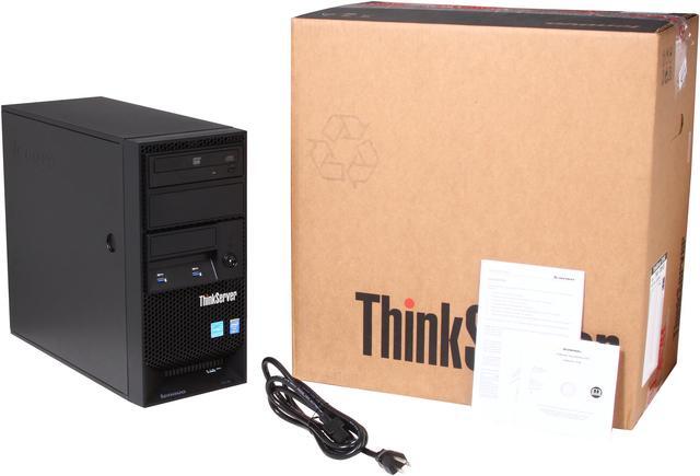 Alt view image 9 of 9 - Lenovo ThinkServer TS140 Tower Server System Intel Core i3-4130 3.4 GHz 4GB 70A4000HUX