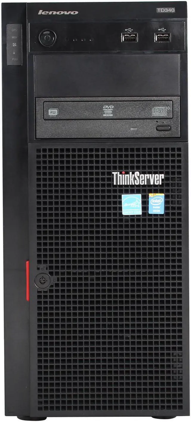 Alt view image 3 of 10 - Lenovo ThinkServer 70B7002KUX 5U Tower Server - Intel Xeon E5-2407 v2 2.40 GHz