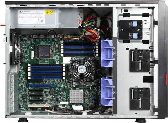 Alt view image 7 of 10 - Lenovo ThinkServer 70B7002KUX 5U Tower Server - Intel Xeon E5-2407 v2 2.40 GHz