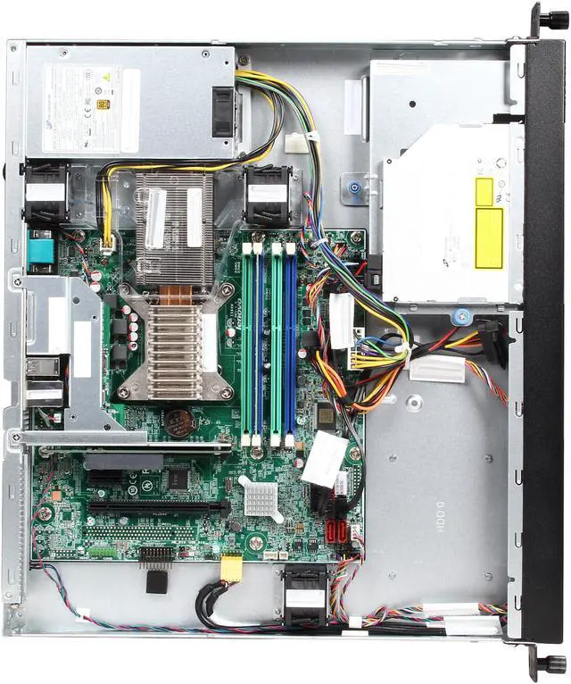 Alt view image 6 of 7 - Lenovo ThinkServer RS140 Rack Server System Intel Xeon E3-1225 v3 3.2GHz 4GB DDR3 1600 No Hard Drive & Hard Drive Brackets Lenovo Enterprise Hard Drive for ThinkServer RS-Series is recommended 70F90008UX