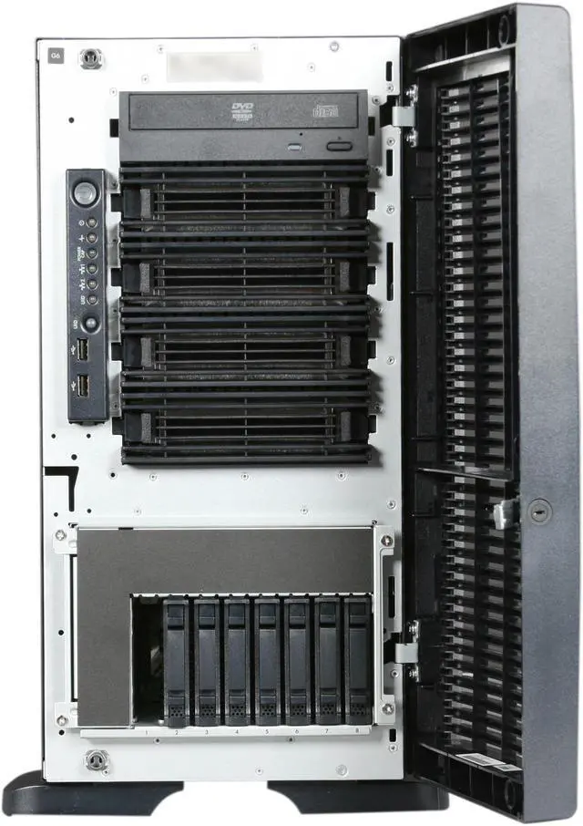 Alt view image 2 of 9 - HP ProLiant ML350 G6 SFF Tower Server Intel Xeon E5645 2.40GHz 6C/12T 6GB (3 x 2GB) 638181-001