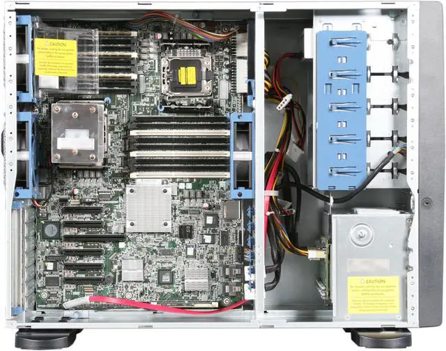 Alt view image 6 of 9 - HP ProLiant ML350 G6 SFF Tower Server Intel Xeon E5645 2.40GHz 6C/12T 6GB (3 x 2GB) 638181-001