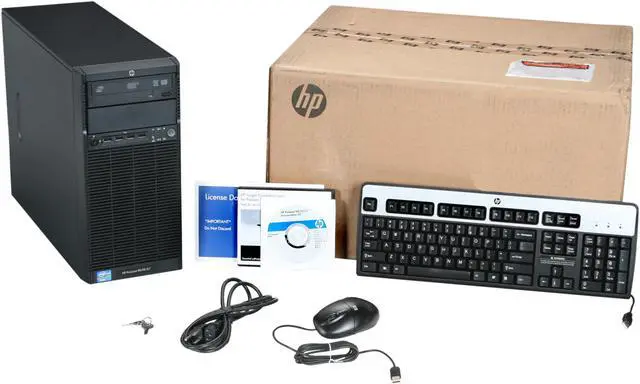 Alt view image 9 of 9 - HP ProLiant ML110 G7 Micro ATX Tower (4U) Server System Intel Xeon E3-1220 3.10GHz 4C/4T 2GB DDR3 No Hard Drive 639259-005