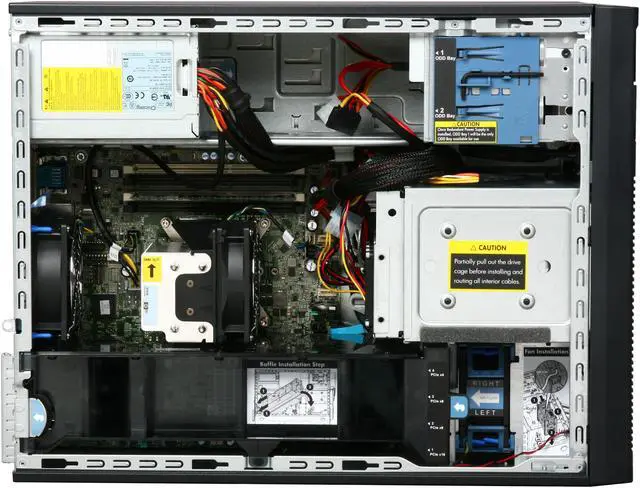 Alt view image 6 of 9 - HP ProLiant ML110 G7 Server System E3-1220 1P 2GB Unbuffered ECC RAM Non-Hot Plug 250GB HDD installed 350W PS (626474-001)