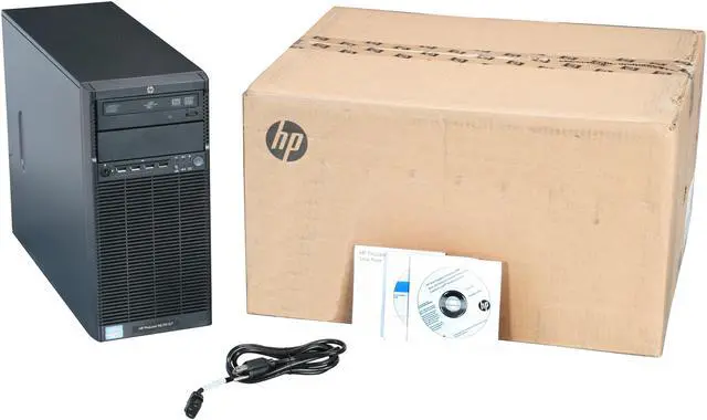Alt view image 9 of 9 - HP ProLiant ML110 G7 Tower Server System Intel Core i3 2120 3.3GHz 2C/4T 2GB DDR3 1 x LFF SATA 250GB HDD 664723-S01