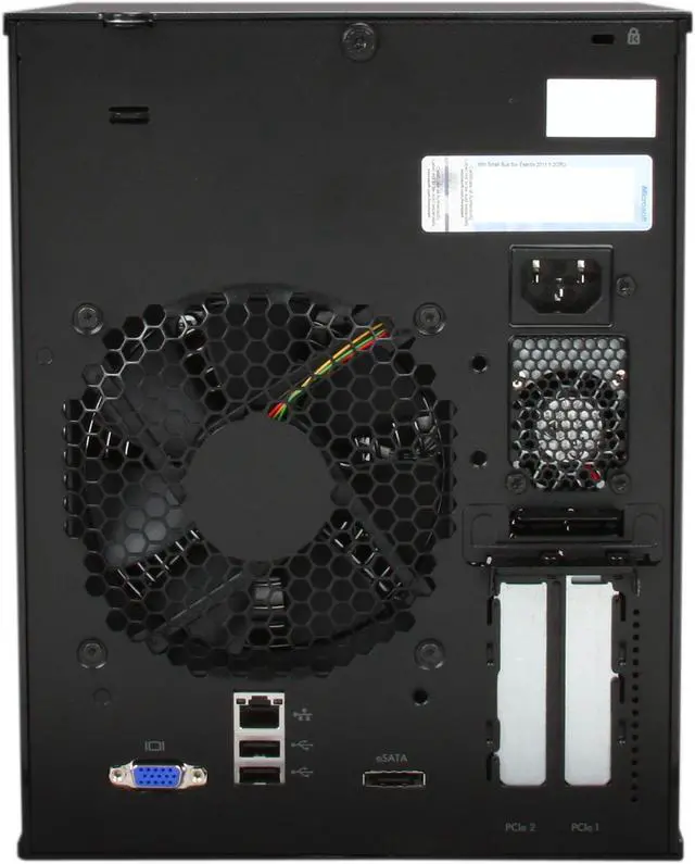 Alt view image 5 of 7 - HP ProLiant N40L MicroServer Server System AMD Turion II NEO N40L 1.5GHz 2-Core 4GB (1 x 4GB) DDR3 2 x 500GB LFF SATA Microsoft Small Business Server Essential 2011 (pre-installed) 658552-001