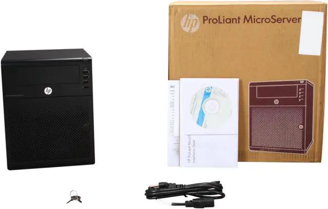 Alt view image 7 of 7 - HP ProLiant N40L MicroServer Server System AMD Turion II NEO N40L 1.5GHz 2-Core 4GB (1 x 4GB) DDR3 2 x 500GB LFF SATA Microsoft Small Business Server Essential 2011 (pre-installed) 658552-001