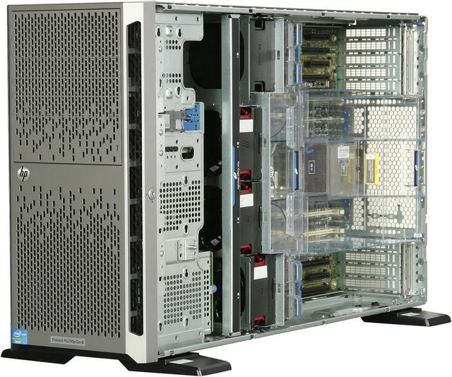 Alt view image 7 of 9 - HP ProLiant ML350p Gen8 Tower Server System Intel Xeon E5-2620 2.0GHz 6C/12T 8 GB (2 x 4GB) DDR3 No Hard Drive 686713-S01