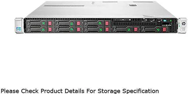 Main image of HP ProLiant DL360p Gen8 Rack Server System 2 x Intel Xeon E5-2603 1.8GHz 4C/4T 8GB (2 x 4GB) DDR3 No Hard Drive 677198-001