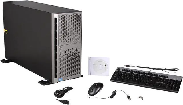 Alt view image 9 of 10 - HP ProLiant ML350e Gen8 Tower Server System Intel Xeon E5-2403 1.8GHz 4C/4T 2GB DDR3 (1) 500GB 6G SATA 7.2K 3.5" HDD 648375-001