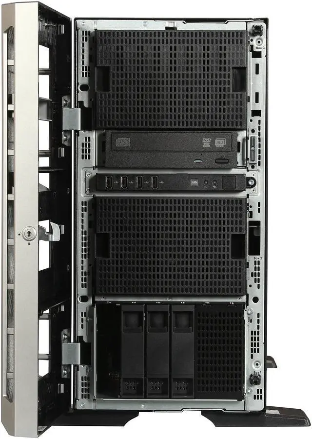 Alt view image 2 of 9 - HP ProLiant ML350e Gen8 Tower Server System Intel Xeon E5-2403 1.8GHz 4C/4T 8GB DDR3 No Hard Drive 686770-S01