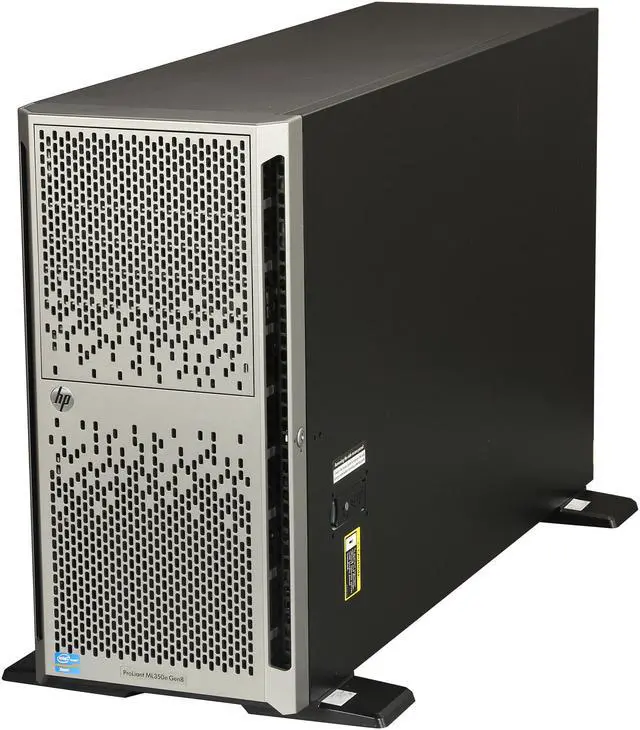 Alt view image 3 of 9 - HP ProLiant ML350e Gen8 Tower Server System Intel Xeon E5-2403 1.8GHz 4C/4T 8GB DDR3 No Hard Drive 686770-S01